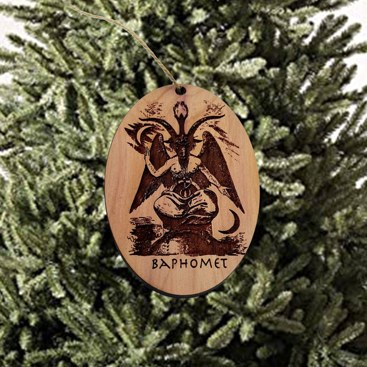 Baphomet - Cedar Ornament