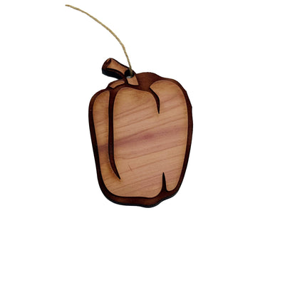 Bell Pepper - Cedar Ornament