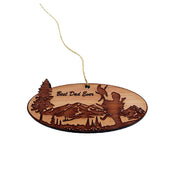 Best Dad Ever Eagle Nest - Cedar Ornament