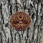 Best Godmother Ever Celtic Tree of Life - Cedar Ornament