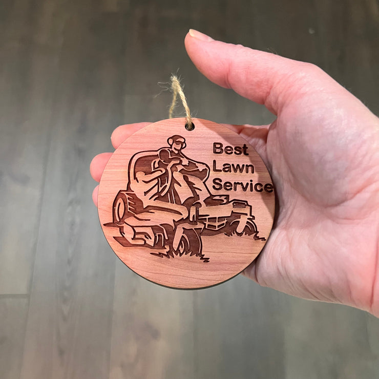 Best Lawn Service - Cedar Ornament