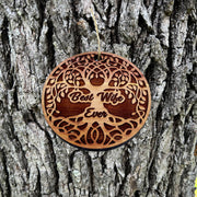 Best Wife Ever Celtic Tree of Life - Cedar Ornament