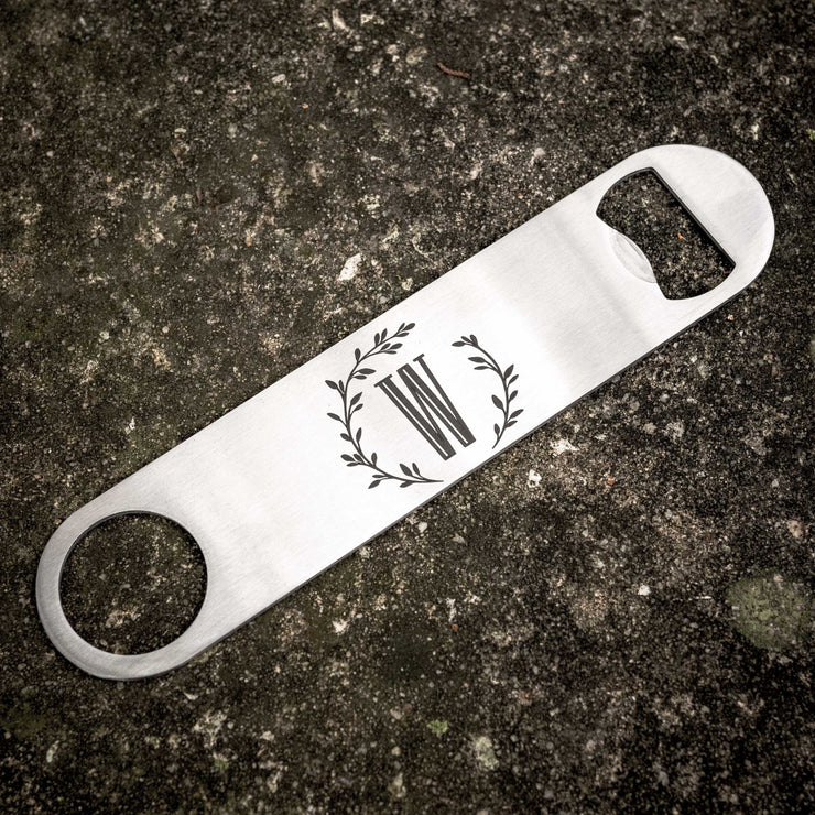 Personalized Branches with Initial - Bottle Opener