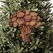 Broccoli - Cedar Ornament