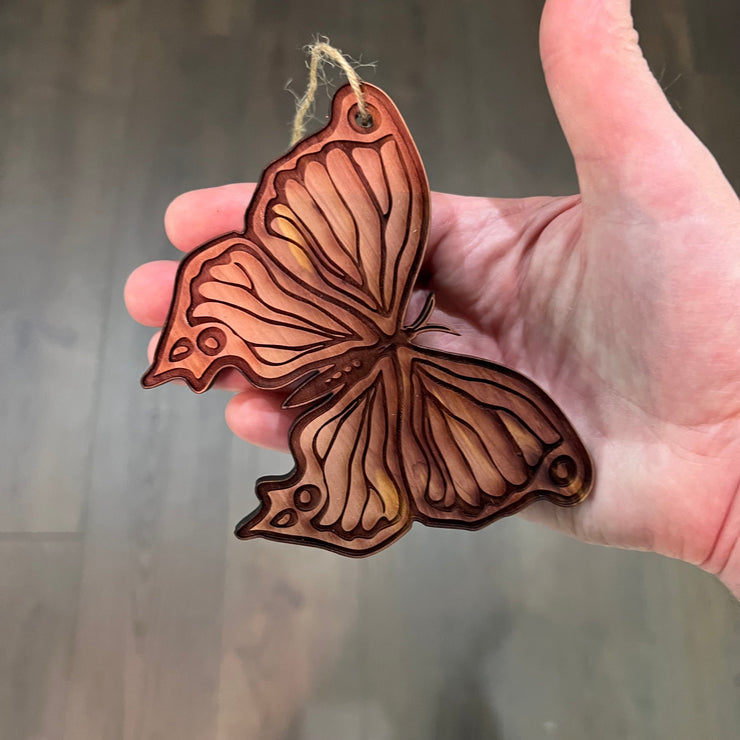 Butterfly - Cedar Ornament