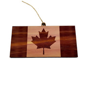 Canada Flag - Cedar Ornament