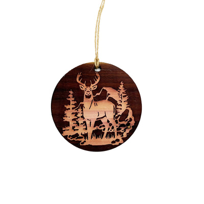 Colorado Deer - Cedar Ornament