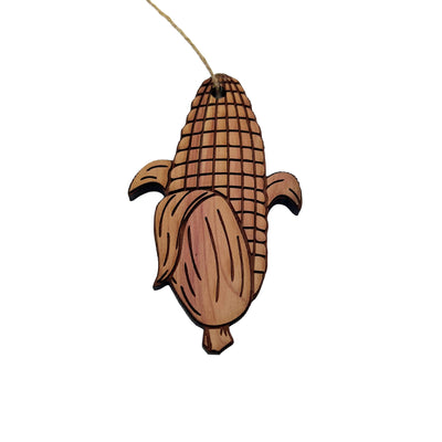 Corn on the cob - Cedar Ornament
