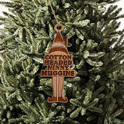Cotton Headed Ninny Muggins - Cedar Ornament
