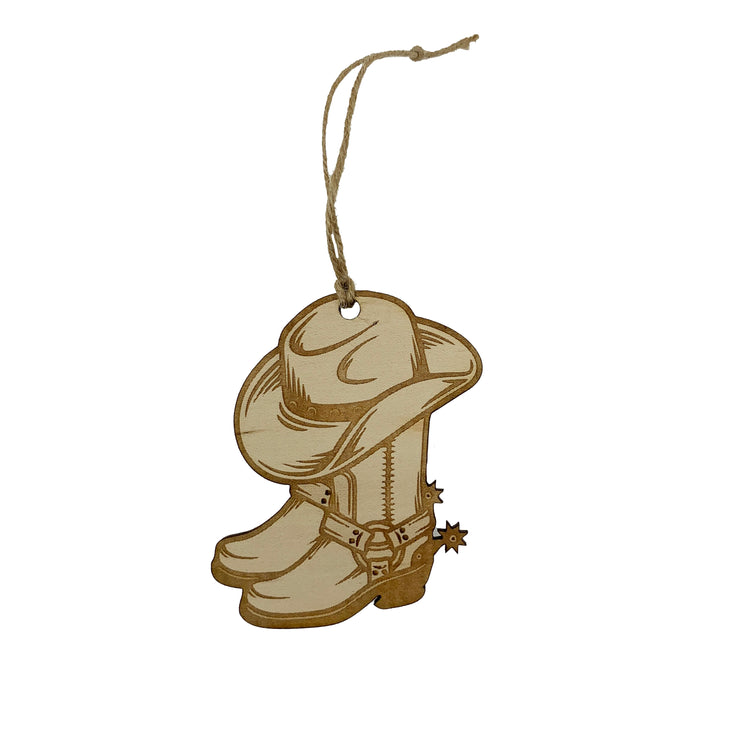 Cowboy Boots and Hat - Ornament