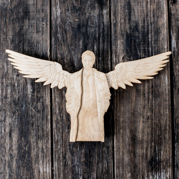 Crafts - Castiel Christmas Tree Topper 15x8x2in UNASSEMBLED