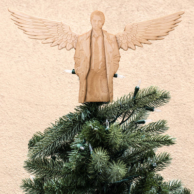 Crafts - Castiel Christmas Tree Topper 15x8x2in