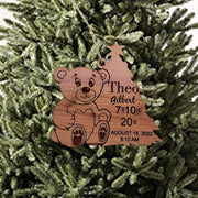 Custom PERSONALIZED Newborn - Cedar Ornament