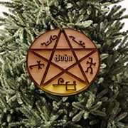 Customized PERSONALIZED Demon Trap With your Name - Cedar Ornament