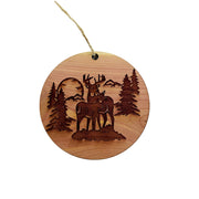 Deer Mountain - Cedar Ornament