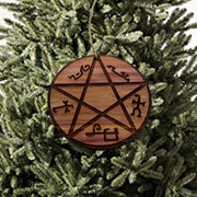 Demon Trap - Cedar Ornament