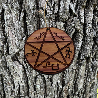 Demon Trap - Cedar Ornament