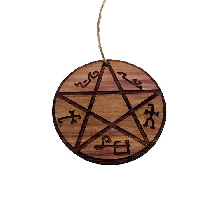 Demon Trap - Cedar Ornament