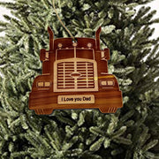 Diesel I Love you Dad - Cedar Ornament