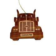 Diesel I Love you Dad - Cedar Ornament