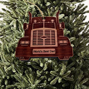 Diesel Worlds Best Dad - Cedar Ornament