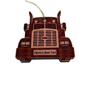 Diesel Worlds Best Dad - Cedar Ornament