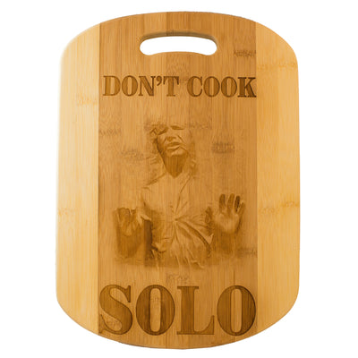 Don't Cook Solo Cutting Board 14''x9.5''x.5'' Bamboo