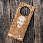 Door Hanger - Number Two Make it So - Raw Wood 9x4