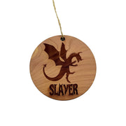 Dragon Slayer - Cedar Ornament