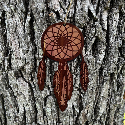 Dream Catcher - Cedar Ornament
