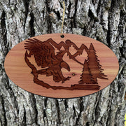 Eagle Mountain - Cedar Ornament