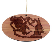 Eagle Mountain - Cedar Ornament