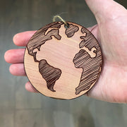 Earth - Cedar Ornament