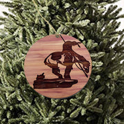 End of Trail Native American - Cedar Ornament