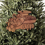 Engine - Cedar Ornament