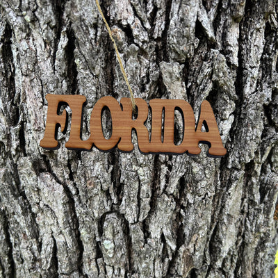 Florida - Cedar Ornament