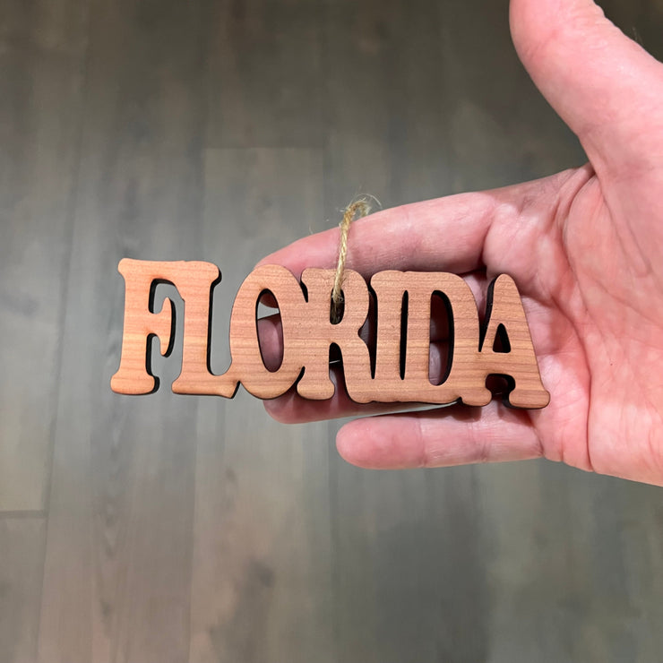 Florida - Cedar Ornament