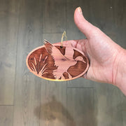 Flying Duck - Cedar Ornament