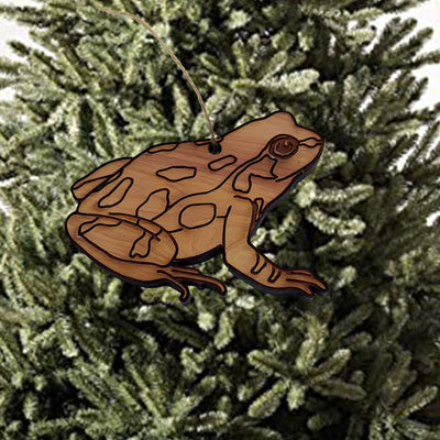 Frog - Cedar Ornament