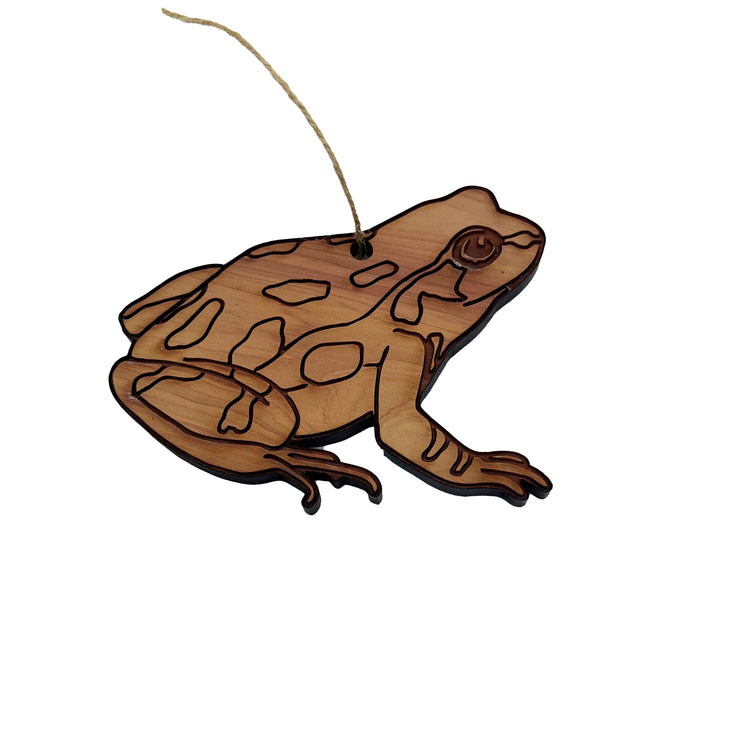 Frog - Cedar Ornament