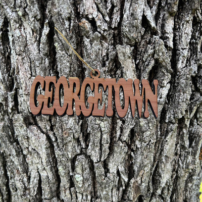 Georgetown - Cedar Ornament