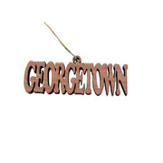 Georgetown - Cedar Ornament