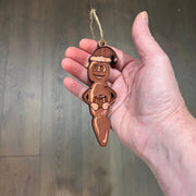 Howdy Ho - Cedar Ornament