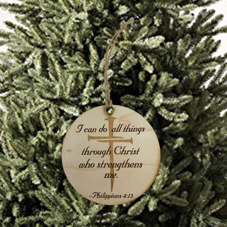 I can do all things through Christ - Ornament