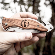 Knife - Personalized Branches with Initial 138