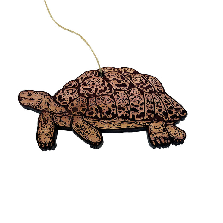 Land Turtle - Cedar Ornament
