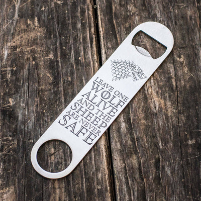 Leave One Wolf Alive - Bottle Opener