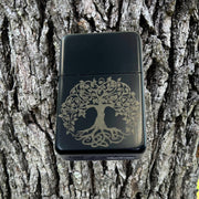 Lighter - BLACK Celtic Tree of Life