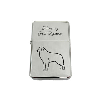 Lighter I love my Great Pyrenees CHROME
