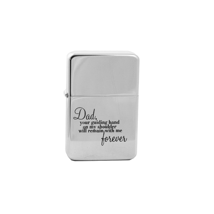 Lighter - Dad Your Guiding Hand High Polish Chrome